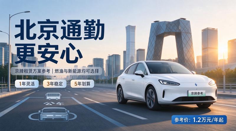 北京租车牌正规流程示意图